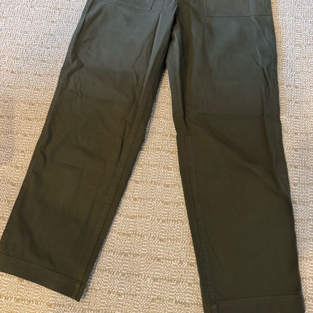 Jenni Kayne Relaxed Olive Green Army Pant | Size 4 - Picture 5 of 9